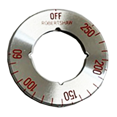 4590-493<br/>Electric T-Stat Knob Overlay<br/>60-250F