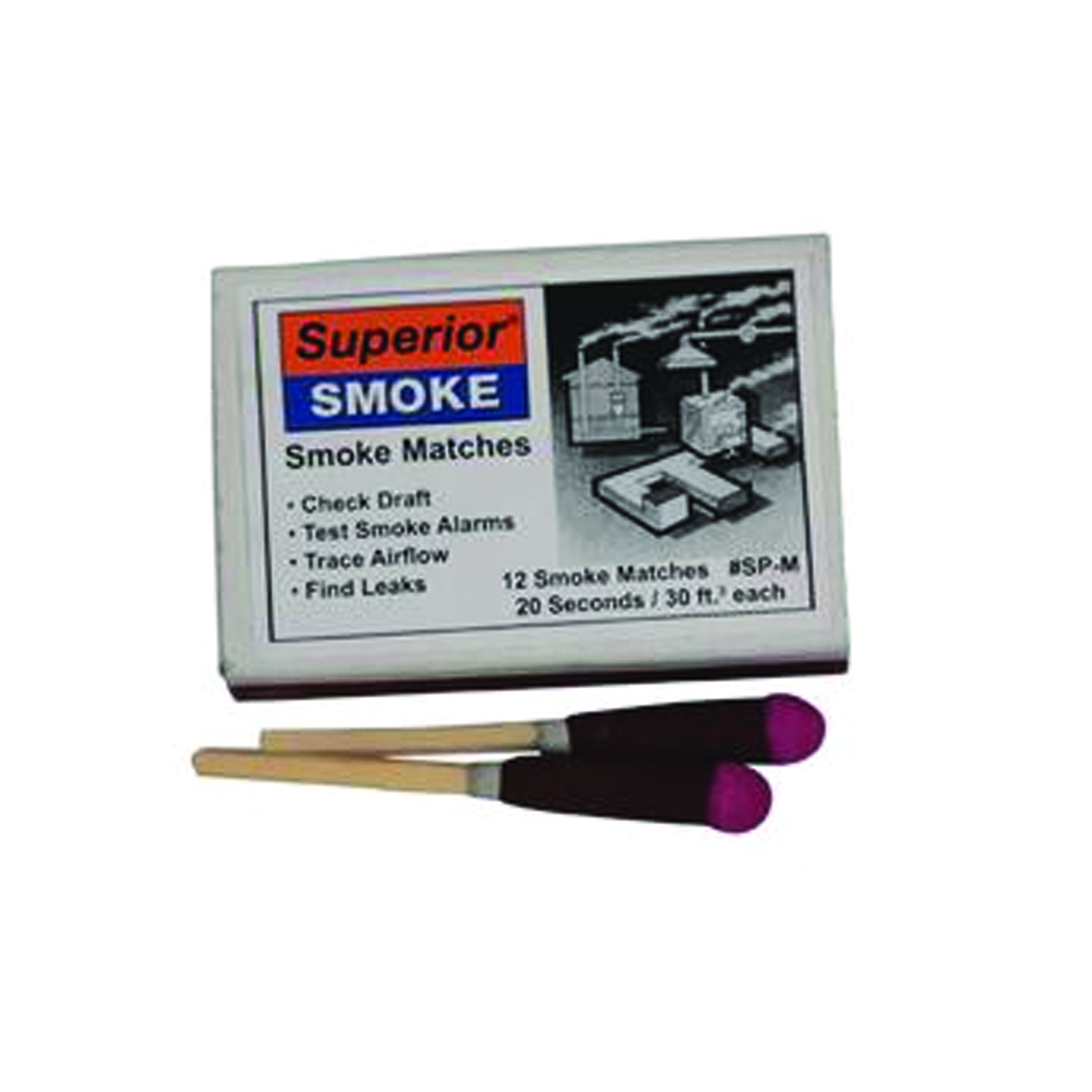 SM-1<br/>Smoke Matches<br/>Box of 12