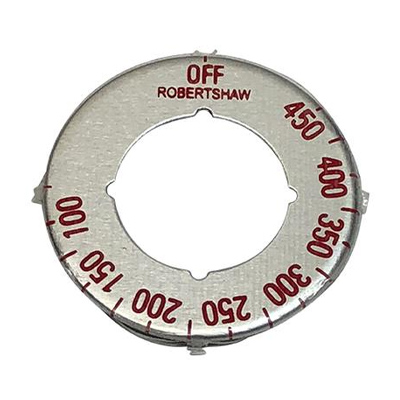 4590-495<br/>Electric T-Stat Knob Overlay<br/>100-450F
