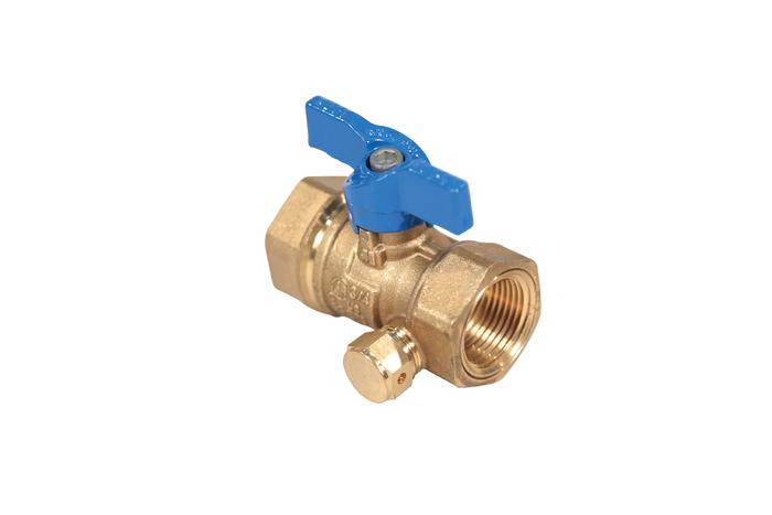 BVTM-1/2<br/>Ball Valve w/ Tap<br/>1/2 PSI - 1/2